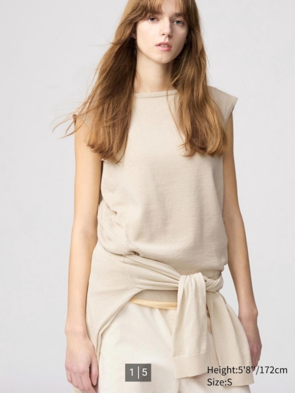 Uniqlo U Cocoon Sleeveless Sweater